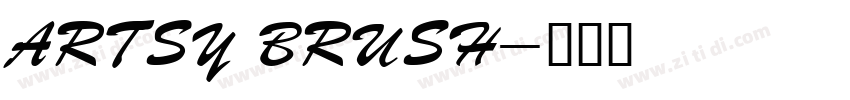 ARTSY BRUSH字体转换